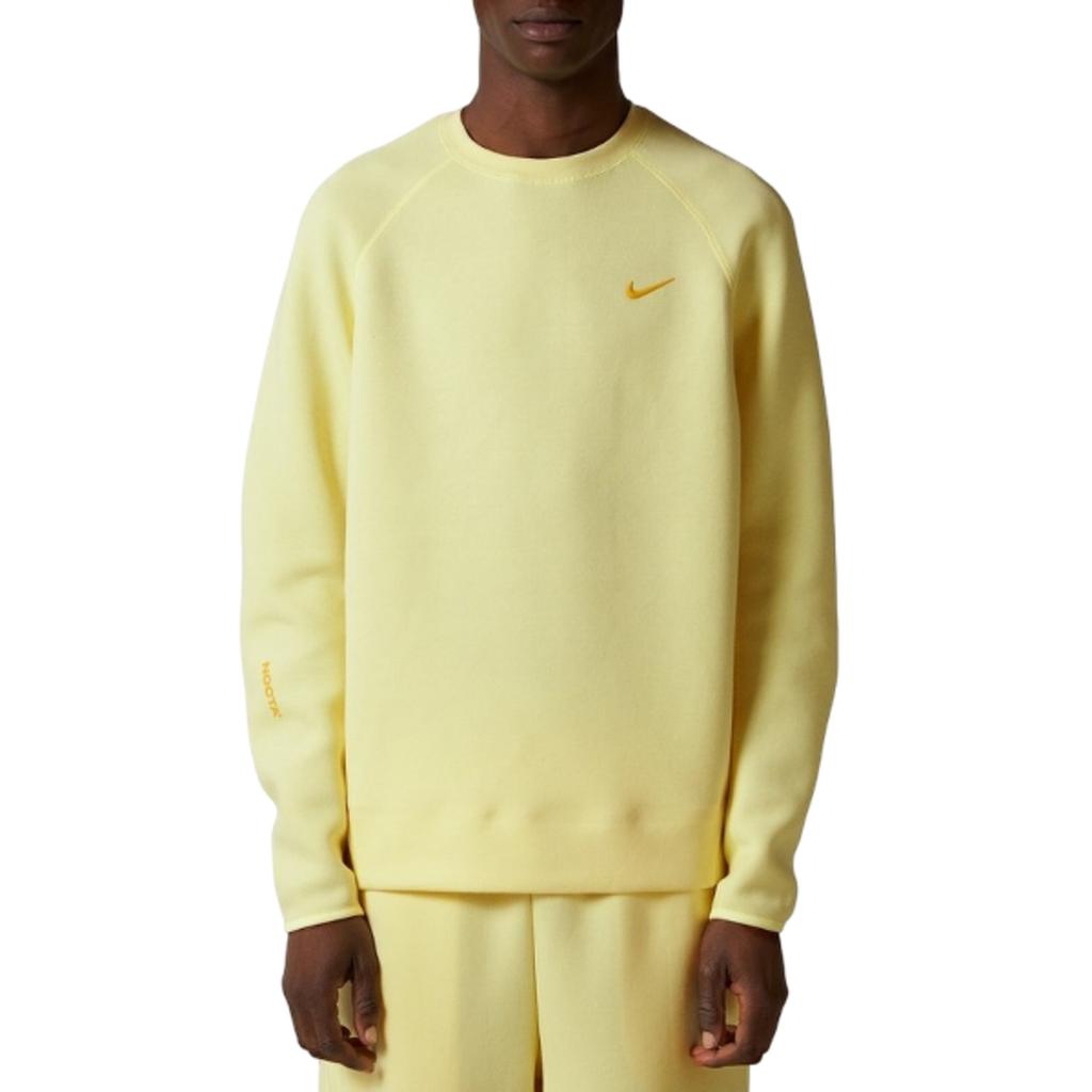 Nike Tech Fleece Crewneck Sweatshirt Nocta NRG Citron Tint Vivid Sulfur