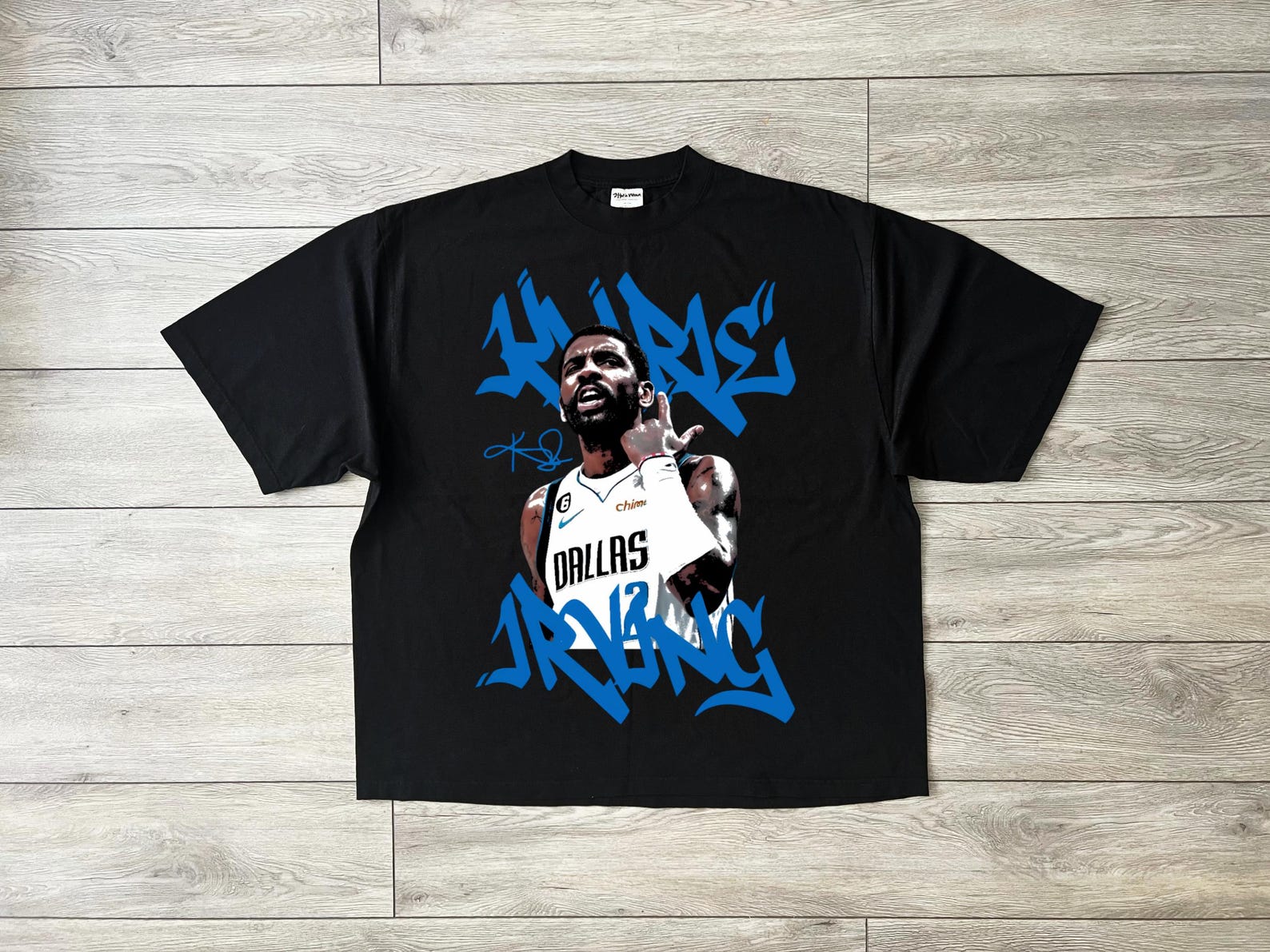 kyrie Irving Basketball Player PNG Design, T Shirt Design, Basketball Design, Png File, Good For DTF DTG Sublimation, Ready To Print 2XL
