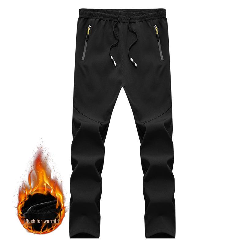 

Мужские и женские водонепроницаемые флисовые брюки софтшелл для катания на лыжах - Утепленные, дышащие, теплые, идеально подходят для альпинизма осенью/зимой M