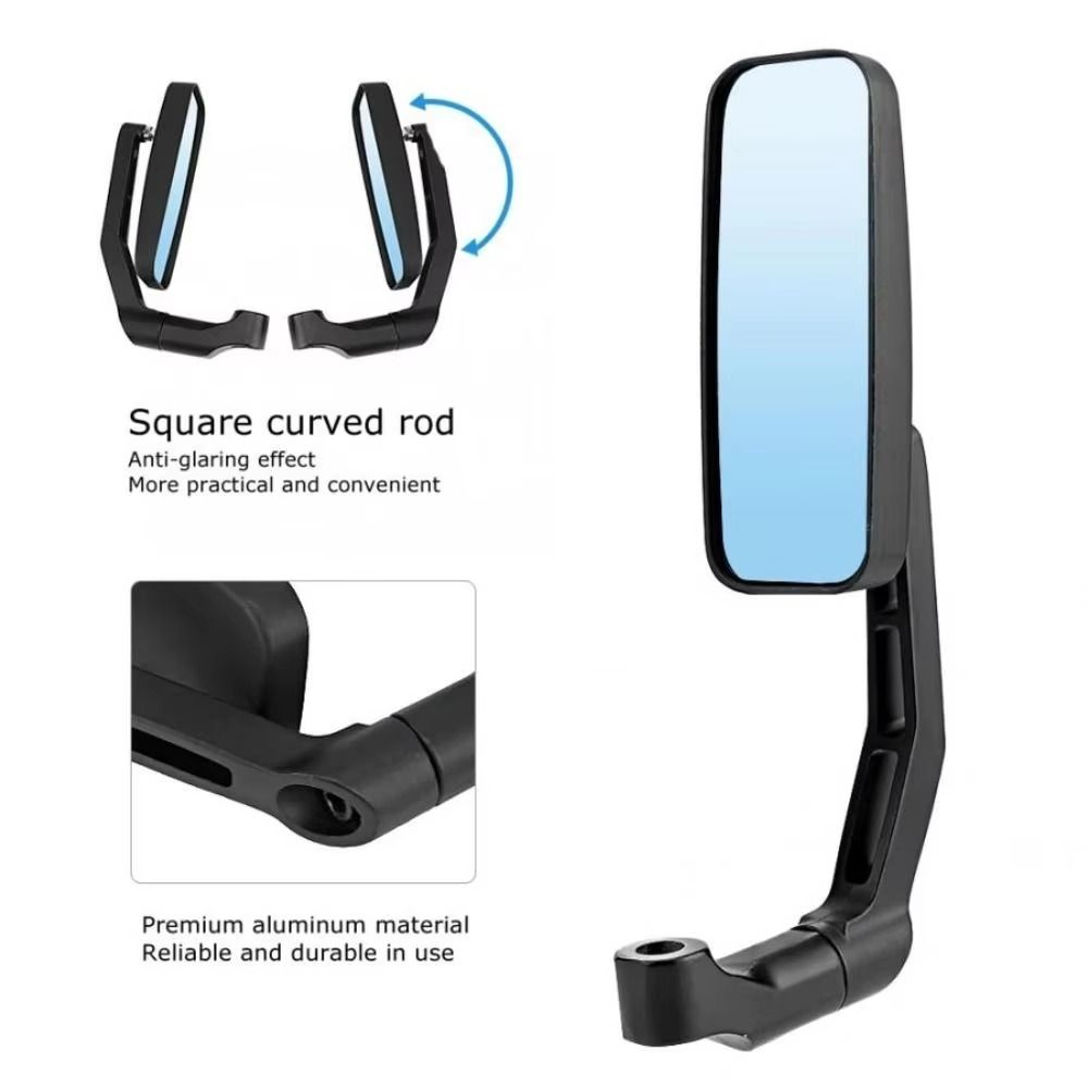 Adjustable Rear View Mirror  For Scooter Motorcycle Handlebar Rearview Mirrors  Street Sports