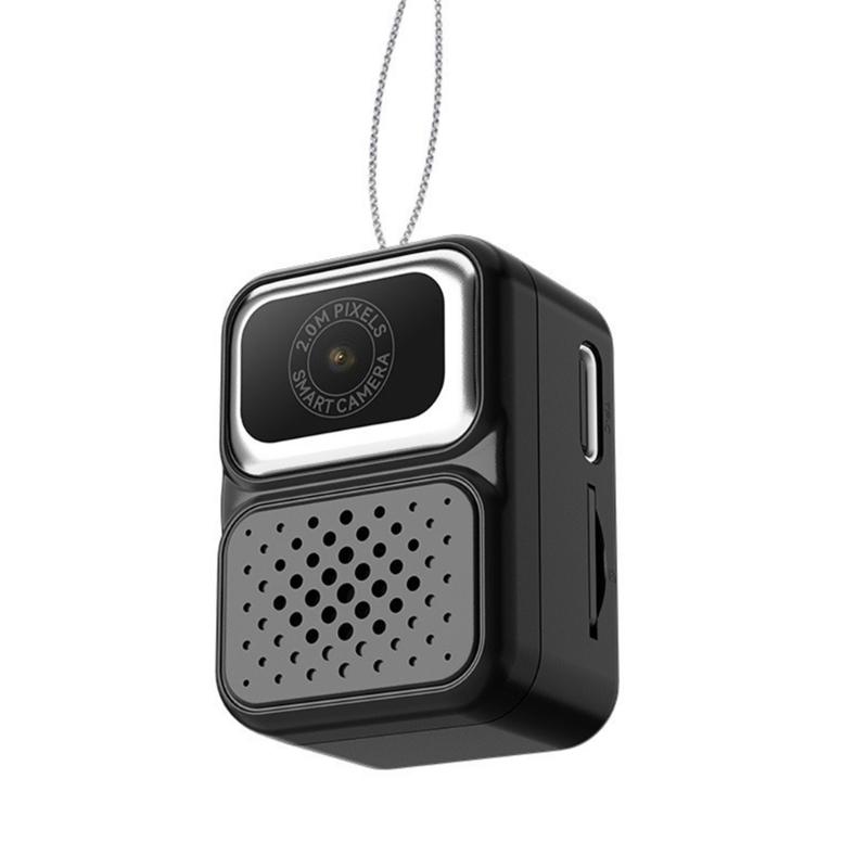 Thumb Necklace Camera 32GB Memory Card Compactly Wearable Keychain Camera For Photos Videos And Trendy Outfits Decors