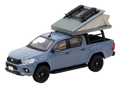 TARMACWORKS Toyota Hilux Сірий Готовий продукт 1/64 T64R-041-CAMP