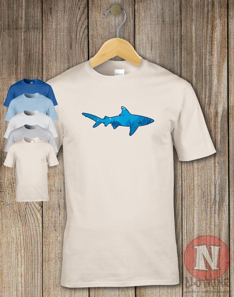 

Shark Camiseta Buceo Stingray Ballena Mojado Traje Buceo Profundo Mar Divers S