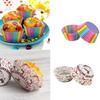 Cupcake-Förmchen Wiederverwendbar Antihaft Backförmchen Regenbogen Floral Weihnachtsdesign Muffin-Förmchen zum Backen von Cupcakes Kuchen Dekoration