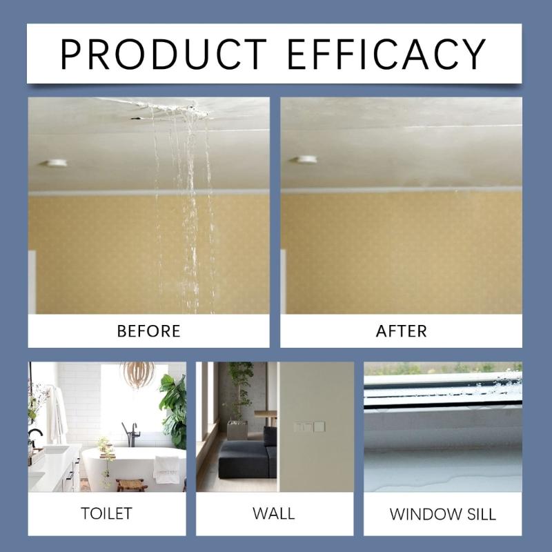 Large Capacity 150g Invisible Waterproof Sealant for Roofs and Wall Clear Coating Agent for Leak Prevention Designs