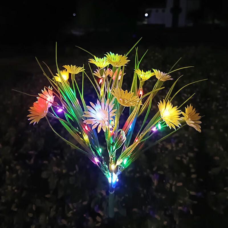 Solar LED Wildflower Garden Stake Lights