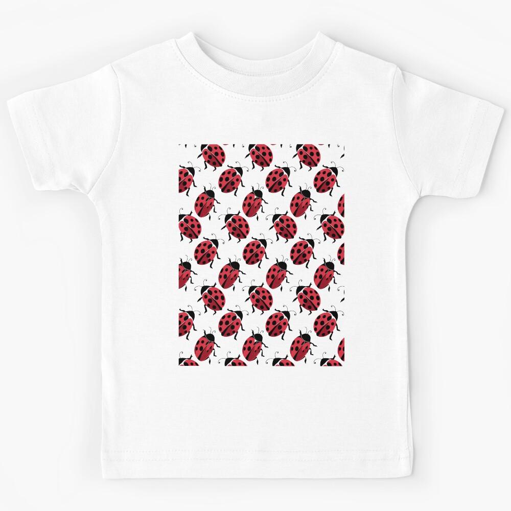 Aesthetic ladybug pattern Kids T-Shirt 150