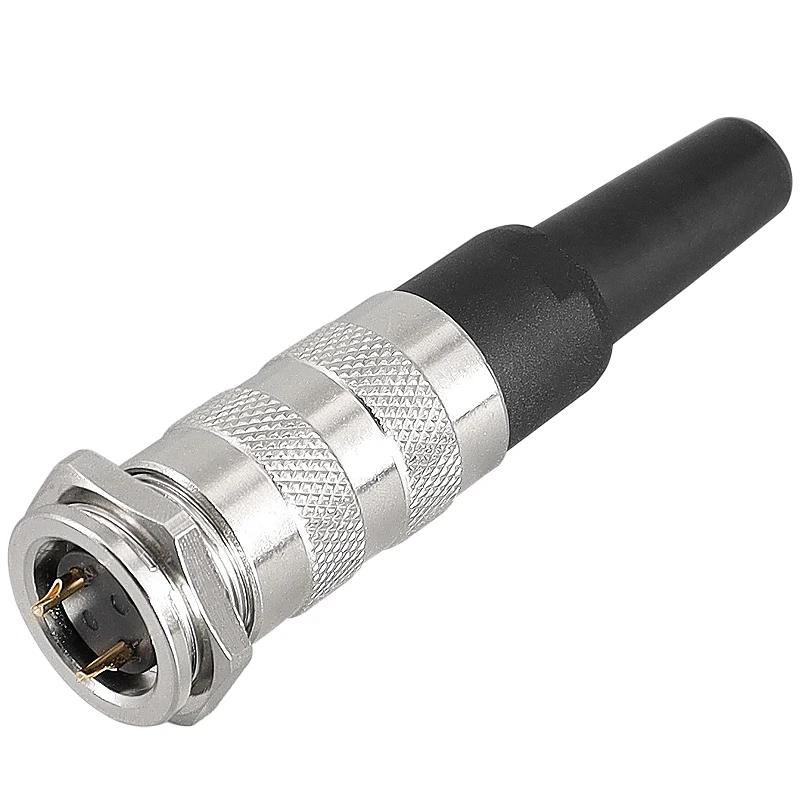J09 Waterproof Female Plug Male Socket Aviation Connector M16 2 3 4 5 6 7 8 12 14 16 19 24 Pin Quick Sensor Signal Adapter