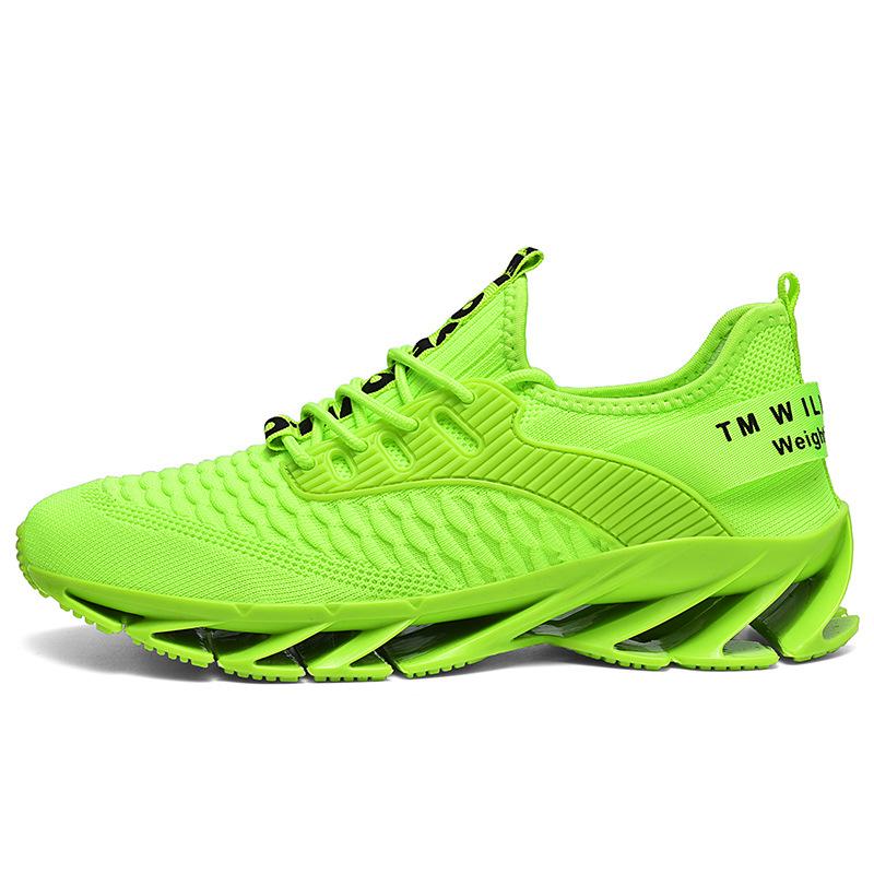 

2024 лезвие мужская обувь лето воздухопроницаемость увеличивается сетка тренд папы обувь мальчики бег кроссовки ins tide 44