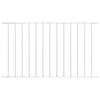 Woerden Fence Panel Powder Coated Steel 1.7 X 0.75 M White