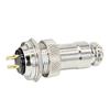 5/20/100Set GX16 Gold Plated Aviation Plug Socket  2 3 4 5 6 7 8 9 10 PIN Male Female 16mm M16 Wire Panel Circular Connector