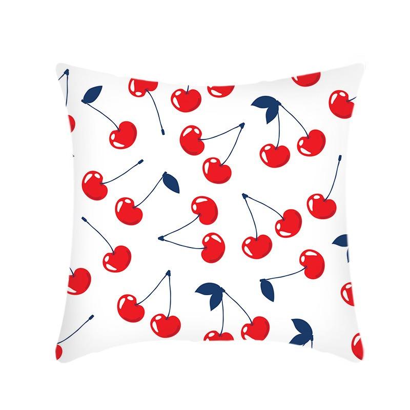 Kissenbezug für Sofa, Zuhause, mit Obst, Zitrone, Eiscreme, Eis am Stiel, klein, frisch und süß