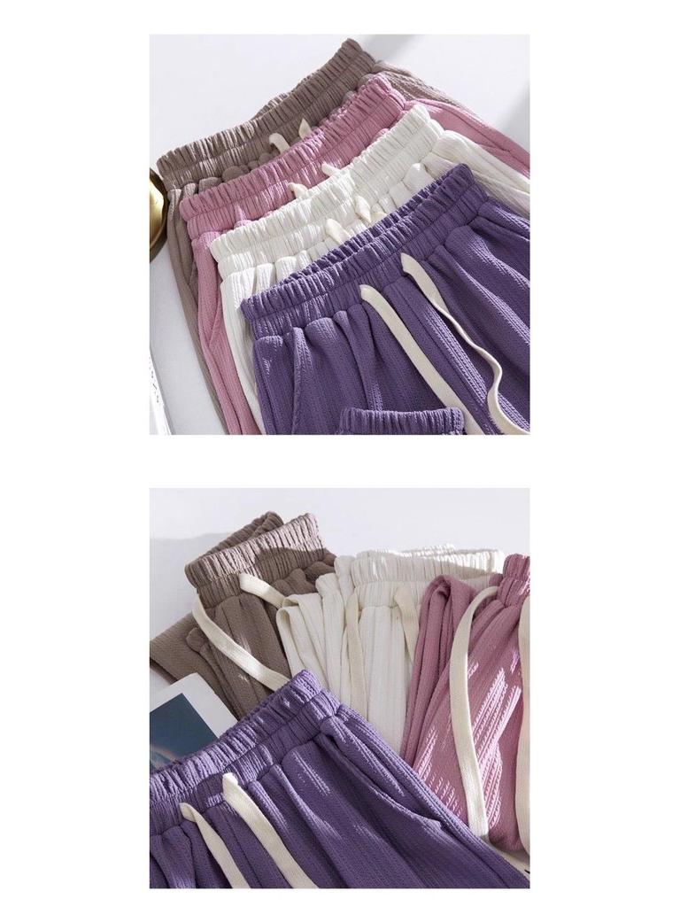2026 Spring Slimming Joggers: Unisex Polyester Pants for Shorter Frames - Fashionable, Loose-Fit Harem Style for Spring/Autumn.