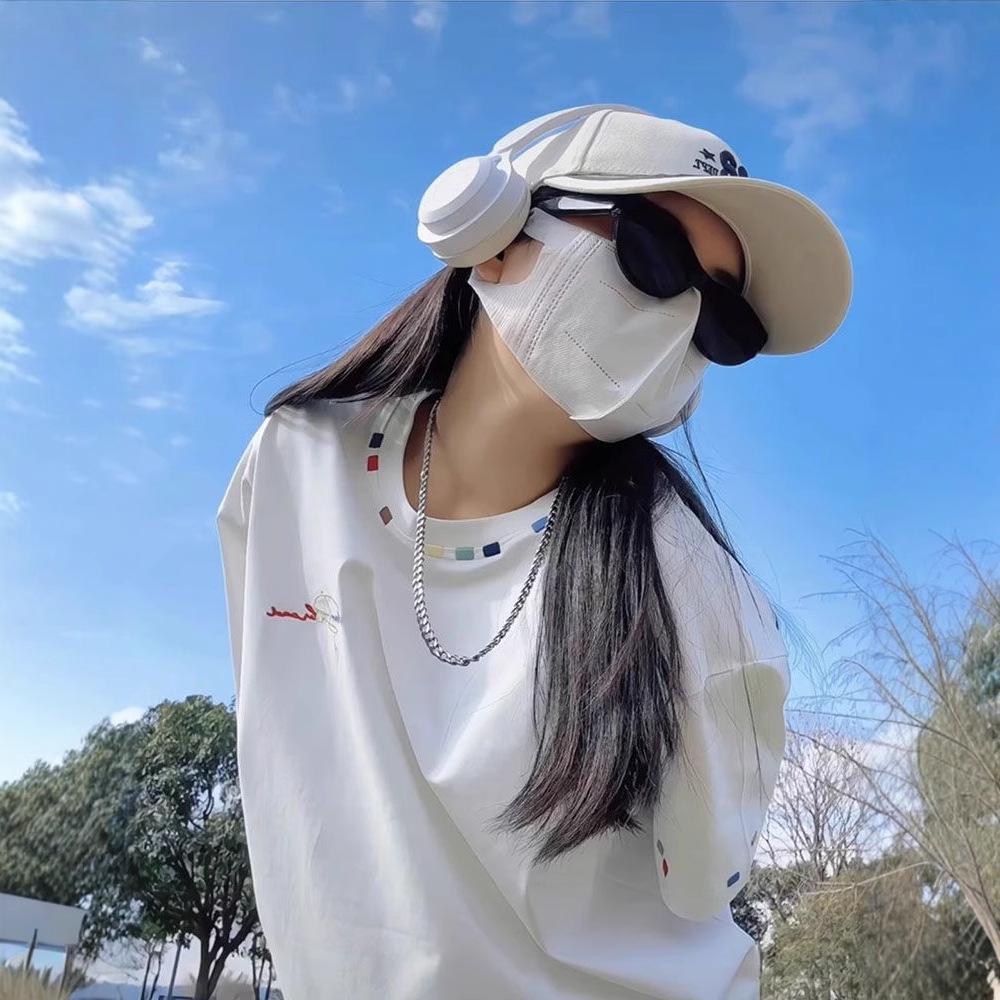 230g Heavyweight Pure Cotton Embroidered Short Sleeve T-Shirt - Niche Design, Loose Casual Summer Top, High Street Trend