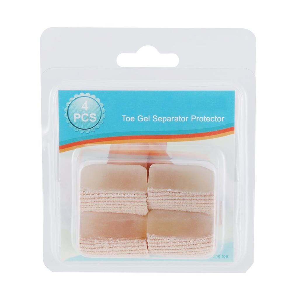 Toe Sleeves Bandage Toe Protector Straighters Correctors Sleeve Tube with Big Toe Gel Spacers