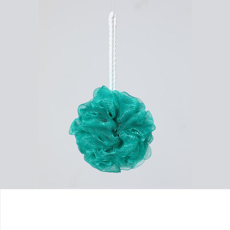 Premium Enlarged Durable Bath Ball - Soft, Solid Color, Non-Dispersing Foaming Net for Effective Back Rubbing and Bathing