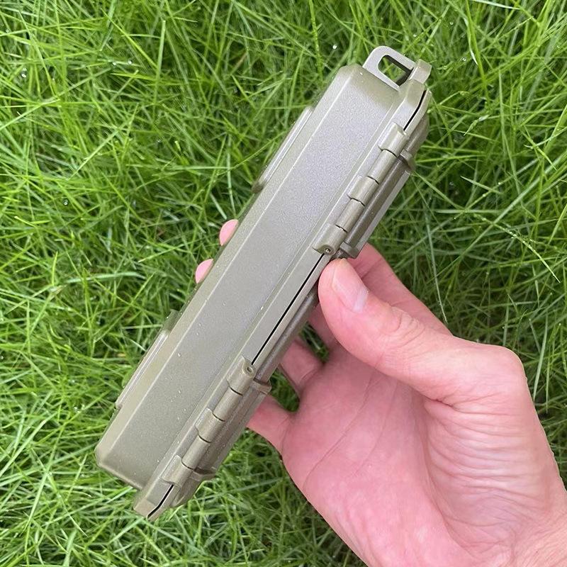 EDC Waterproof Pressure-proof Shockproof Box with Sponge General-purpose Sealed Box Field Parts Storage Box