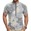 Men's Short Sleeve Cycling Jersey Quick Dry Breathable Fabric Half Zip Neck Lightweight Athletic Top for Outdoor Sports