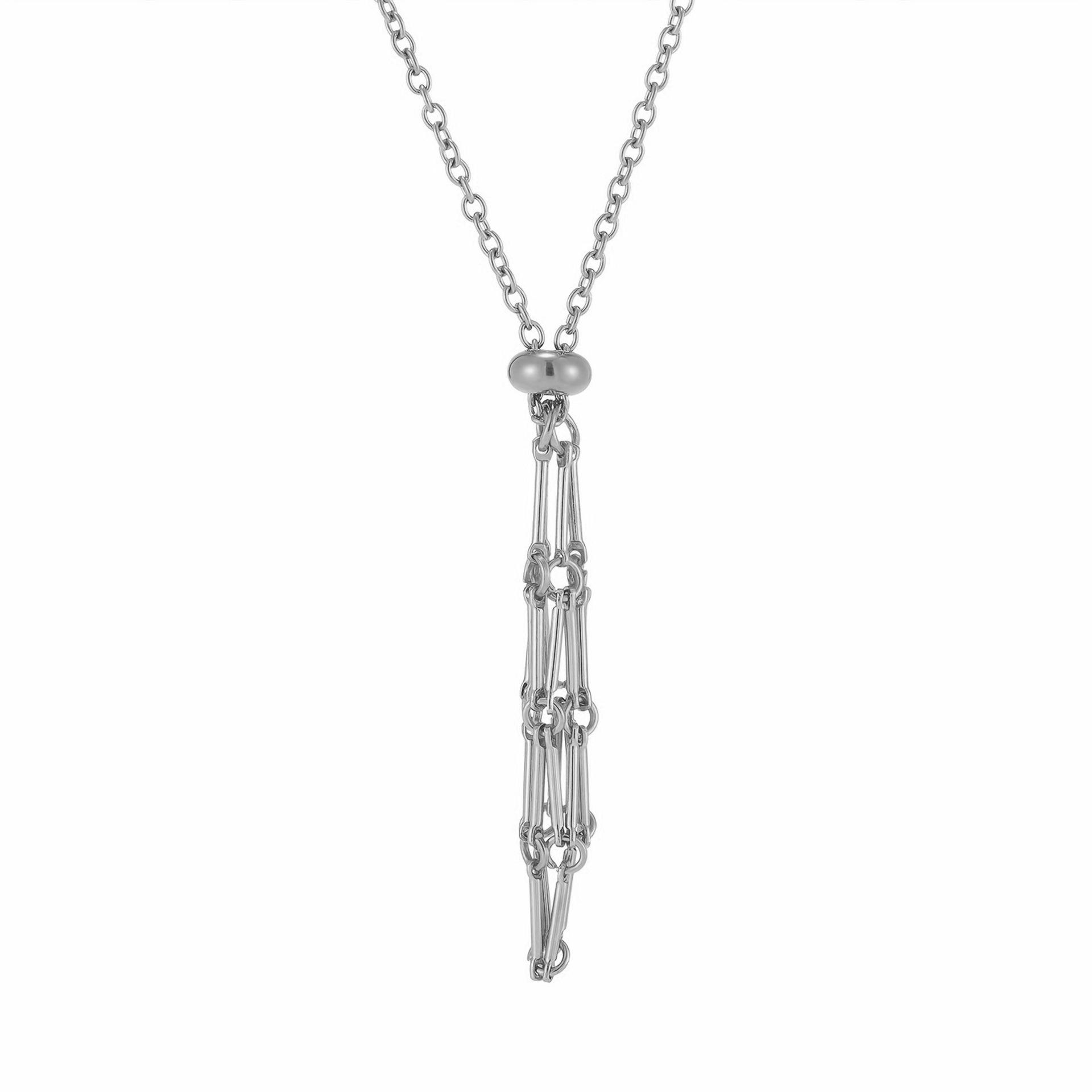 Handmade Crystal Necklace Holder Adjustable Empty Crystal Stone Holder Necklace Crystal Pendant Necklace Chain for Jewelry DIY