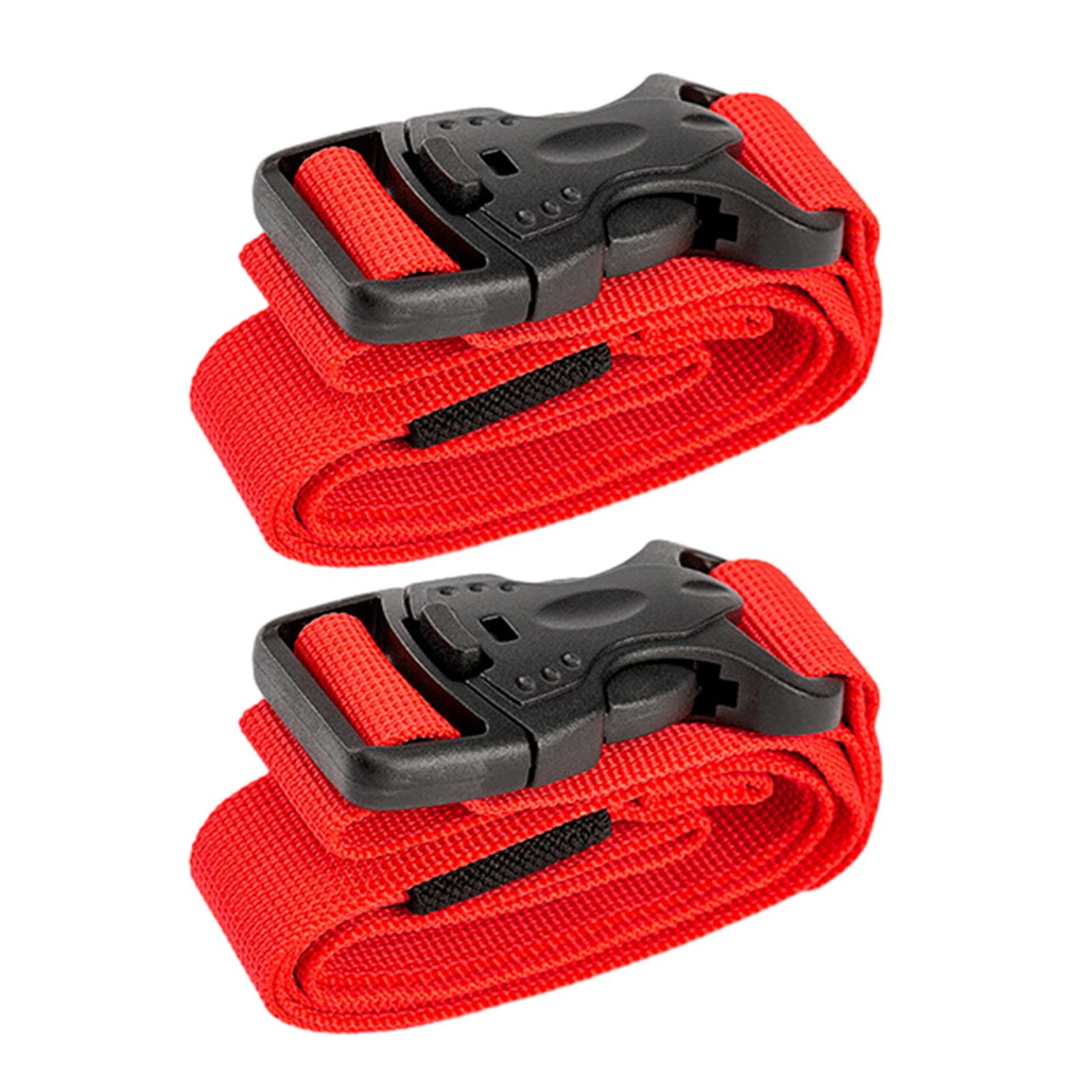 

2 шт. Регулируемый багажный ремень-стяжка Нейлоновый ремень для крепления груза с быстросъемной пряжкой для путешествий, упаковки, активного отдыха B