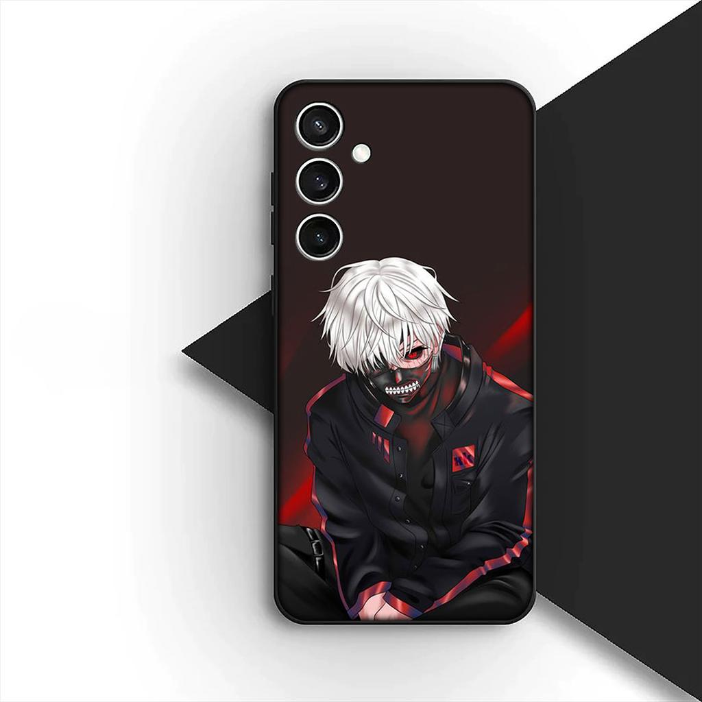 Tokyo Ghoul Ken Kaneki Silicone Cover for Samsung Galaxy S10 Lite S8 S9 Plus A33 A34 A31 70 A71 A72 Note 20 9 8 Coque Phone Case