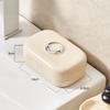 Soap Box with Lid Household Toilet Drain Box Student Dormitory Soap Box Portable Travel Soap Box
