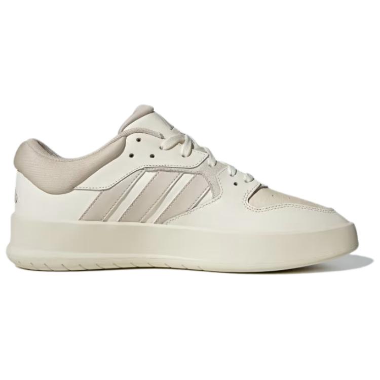 Adidas Court 24 Off White Aluminium Men Sneakers Cream Ivory ID1252