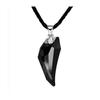 Tooth Wolf Shape Pendant Necklace Transparent Solid Color Decoration Jewelry