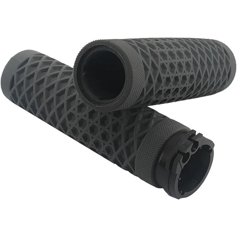 Motorcycle Handlebar Hand Grips Compatible With Sportster 883 1200 1  25mm Rubber Handlebars(Black)
