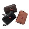 Retro European-American Denim Patchwork Multi-Card Coin Zipper Holder