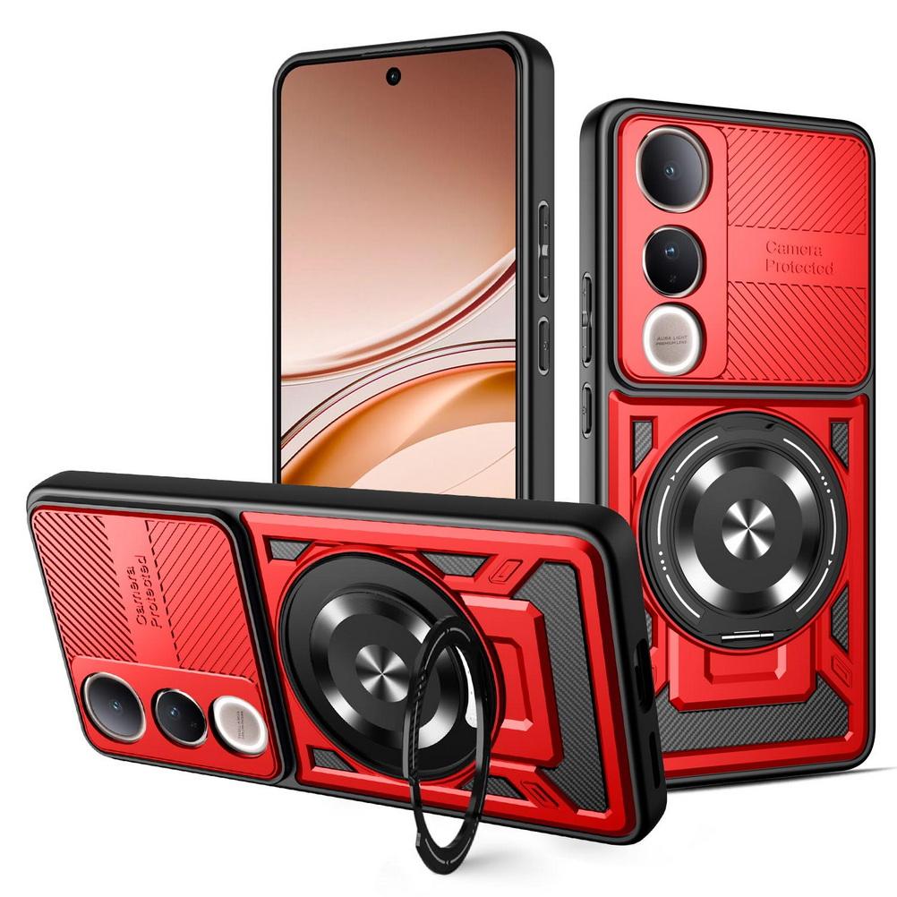 

Multi-functional Rotatable Metal Ring holder Magnetic Case for VIVO V50 Lite V50 5G vivo Y29 Y29s Y04 Y39 T4x Protect Cover vivo T4x