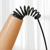 Wooden Handle Spring Teasing Cat Stick Simulation Fishing Rod Interactive Cat Teaser Stick Feather Replaceable Bell Squeaky Cat