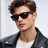 1pc Y2K Fashion Rectangular Sunglasses with Rivets UV Protection Trendy Sun Shade for Men Women Street Style Beach Everyday Wear