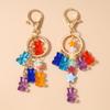 Cute Resin Gummy Bear Key Chain 3D Animal Key Ring Pendants for  Women Girls Handbag DIY Kid's Jewelry Gifts
