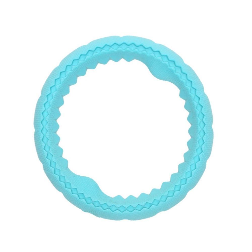 TPR Dog Pull Ring Toy Safety Teeth Cleaning Puppy Chewing Toy Interactive Outdoor Pet Play Pet Teething Toy Dog Boredom Toys