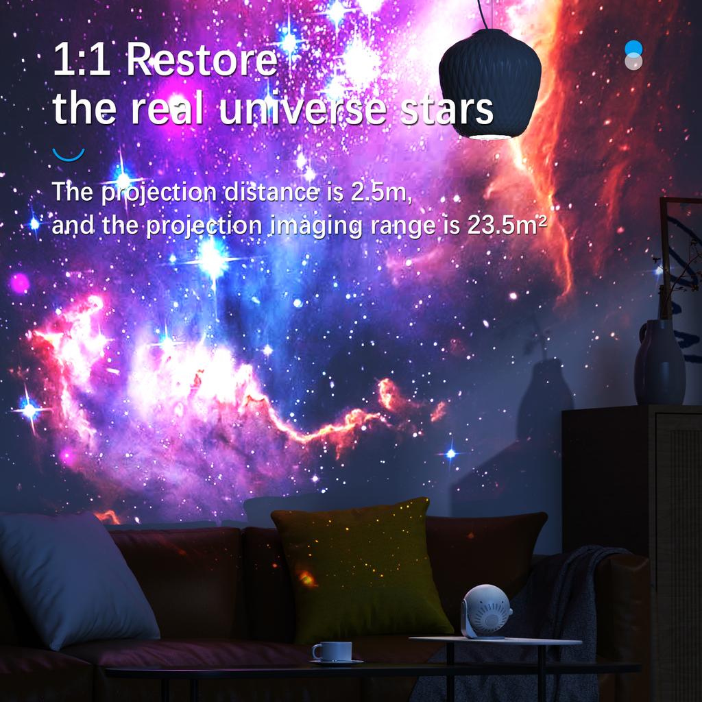 BEPAN Star Projector Galaxy Night Light HD Lmage Disc Upgraded Planetarium Projector With Remote Control Bluetooth Function For Room