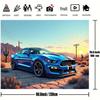 Modern Canvas Art for Living Room and Restaurant: Decorative Car Poster