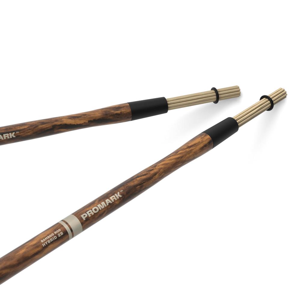 PROMARK Hybrid Fire Hickory PMHRB x Rods, Bamboo, Grain, Grip, (408.3 15.9mm)