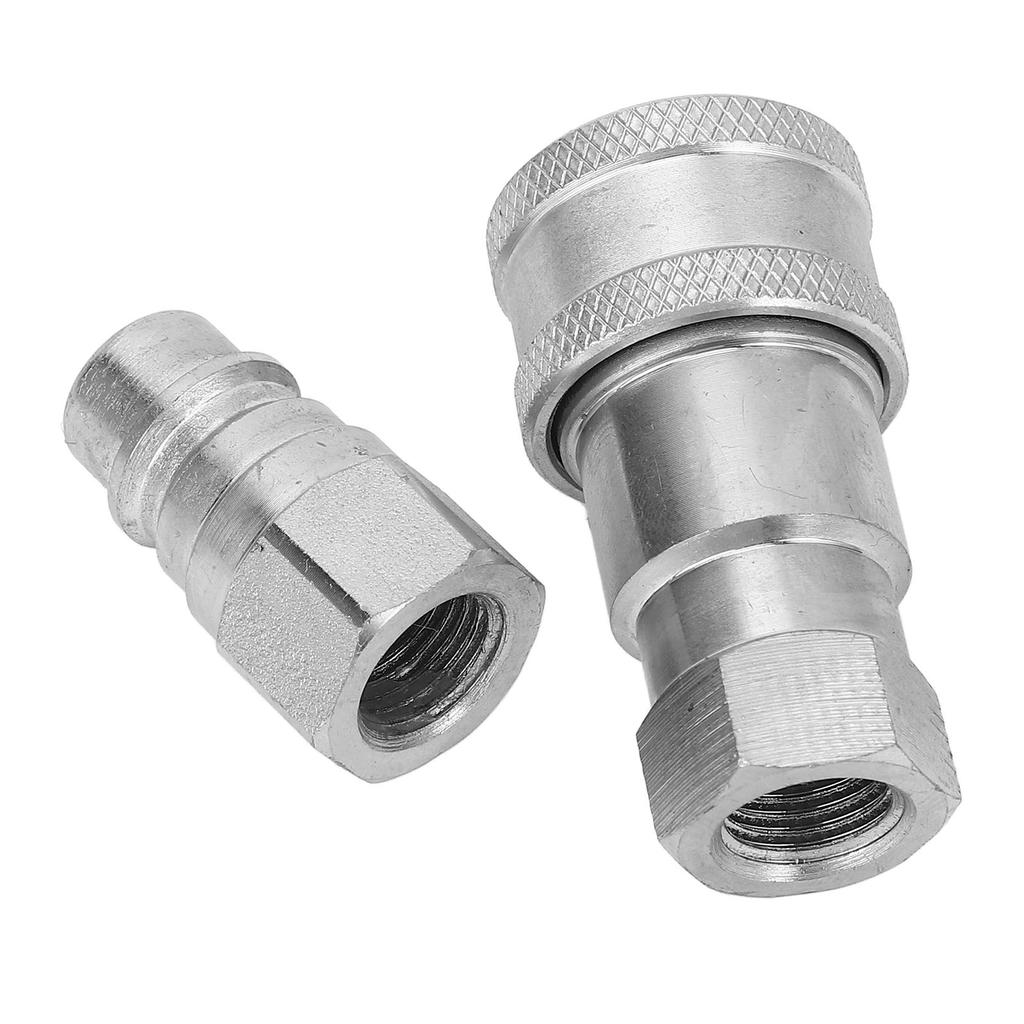 Hydraulic Quick Coupler Hardened Steel Male and Female 14in NPT Hydraulic Quick Connect Fittings