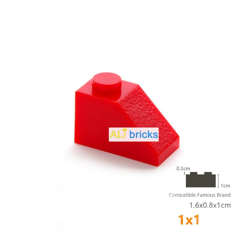 

50 pcs Bulk Blocks Construction Bricks Bevel 1X1 Instructive Assemblage Building Playthings designed for Children Dimension Works With Featuring