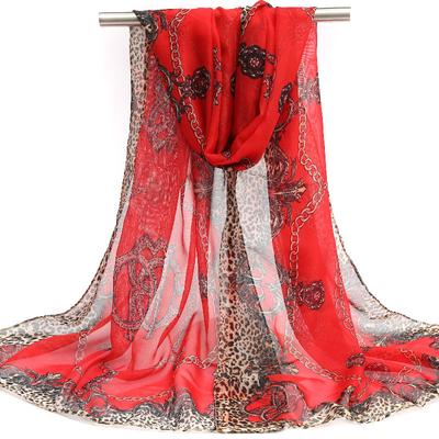Spring/Summer New Women'S Silk Scarf 45 * 150cm Simulated Silk Twill Square Scarf Fashion Printed Large Square Scarf Professional Scarf