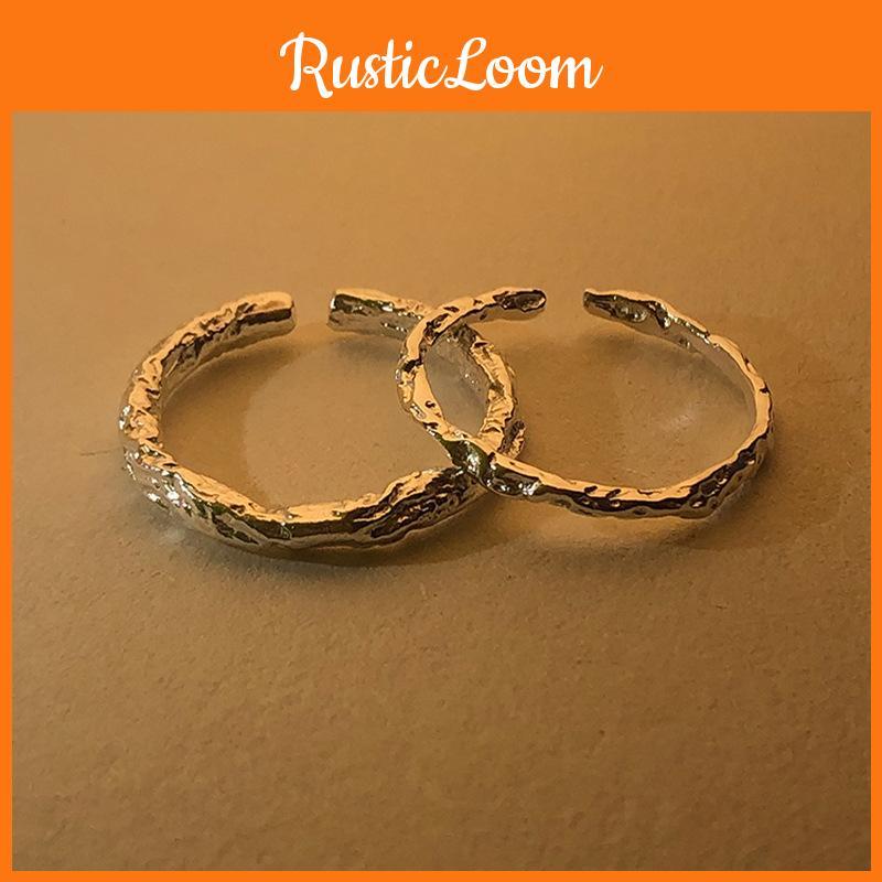 Minimalist 925 Sterling Silver Open Ring With Chic Geometric Aesthetic For Fashionable Individuals