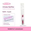 Planwith 3-in-1 Multi Gel Pen,Ins Pastel Color 0.5mm Effortless Writing For Color-Coded Notes,Journaling,Highlighting,Studying