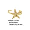 Goldenes Seestern-Armband für Damen: Elegantes, vom Ozean inspiriertes Accessoire im europäischen und amerikanischen Stil