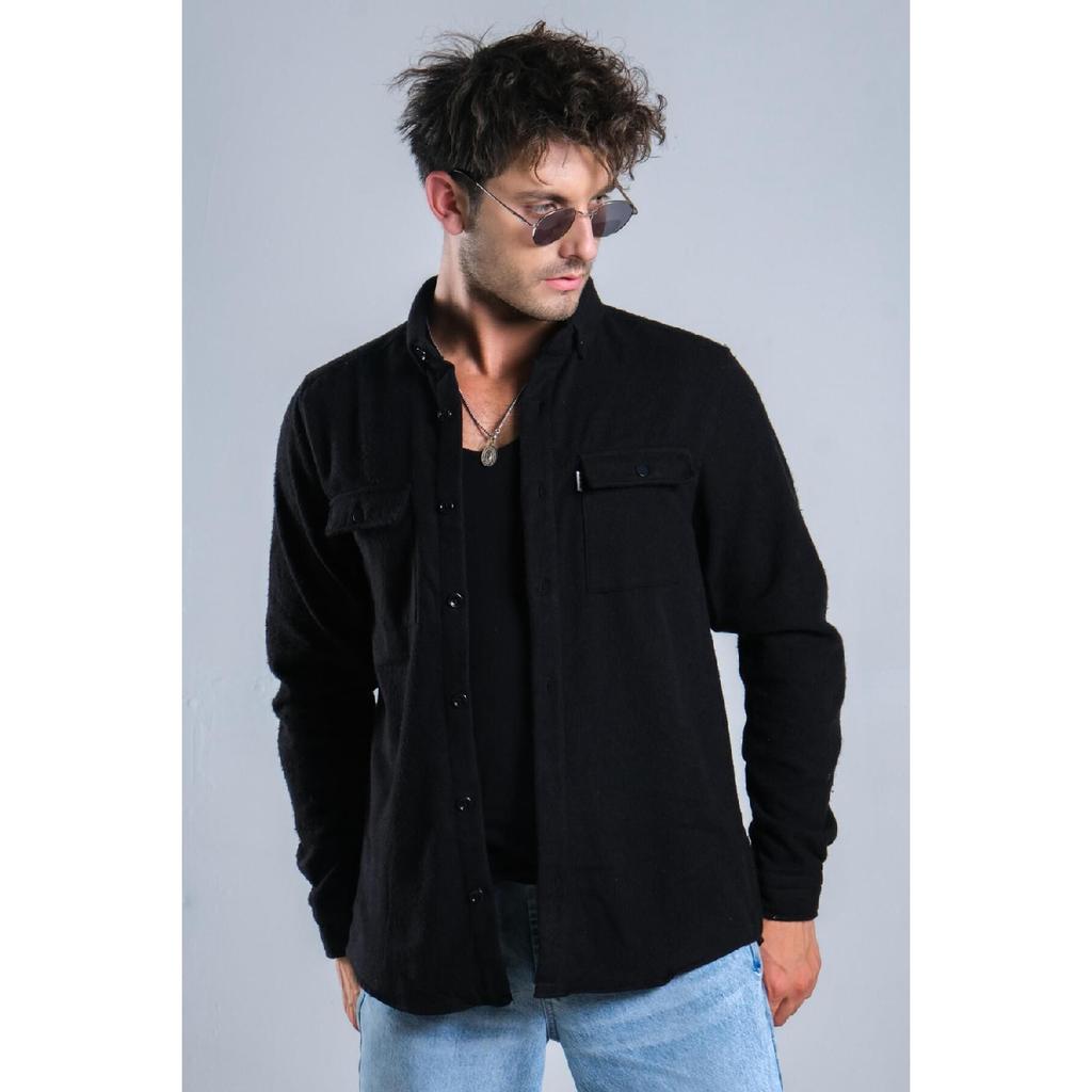 Zimowa koszula drwala zapinana na żelazne guziki, marzec 4145-40253