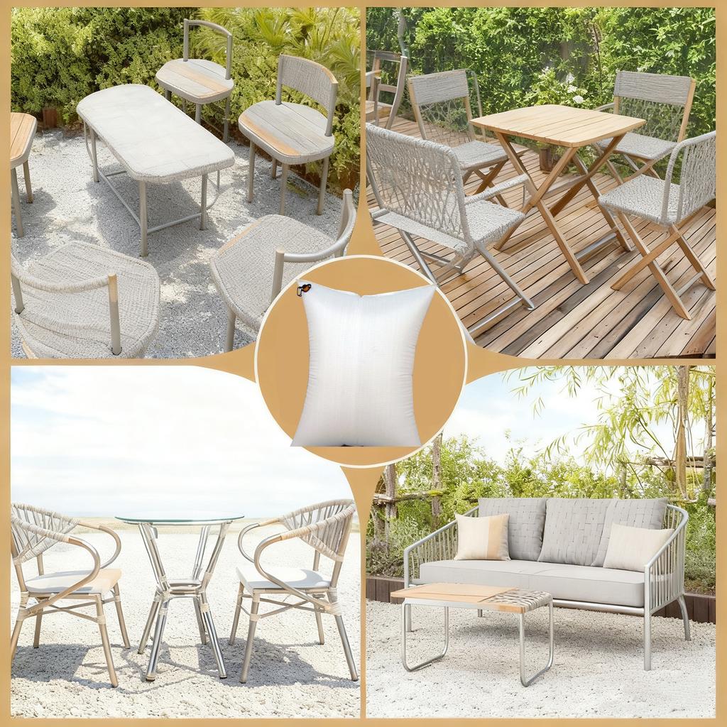 Inflatable Air Pillow For Outdoor Patio Furniture Covers Waterproof Support Cushion Prevents Rain Snow Buildup Durable PP Material