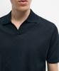 Masimodutti Diamond Pattern Jersey Polo