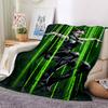 1pc The Matrix Flannel Throw Blanket - HD Printed Lightweight Soft Warm All-Season Blanket for Sofa, Bed, Travel, Camping 027