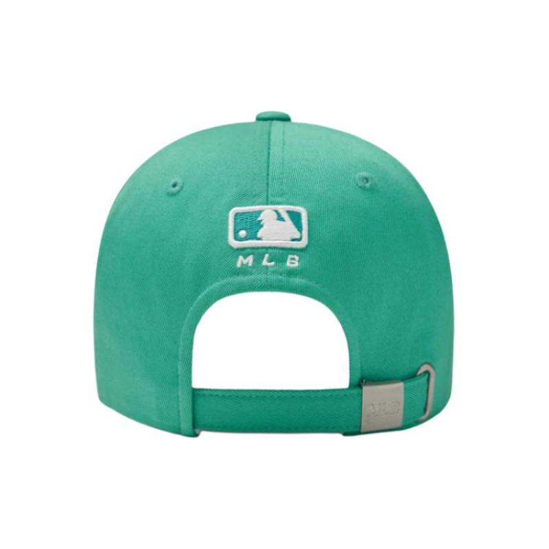 MLB Pamuklu, Polyester Beyzbol Şapkaları Unisex Yeşil Moda 3ACPVL34N51GNL