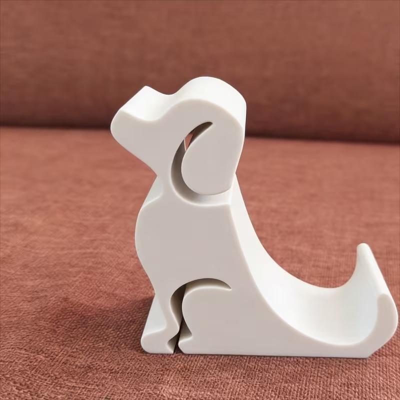 1pc Dog-shaped Phone Stand, Featuring A Creative And Adorable Design. Suitable For Universal Desktop Phone Placement